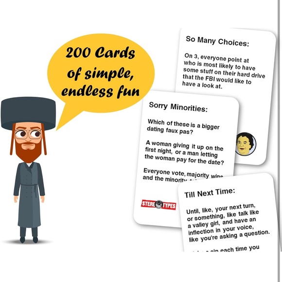 Stereotypes - Funny White Elephant Xmas Secret Santa Gift - Gag Gift - Americas - Picture 4 of 6